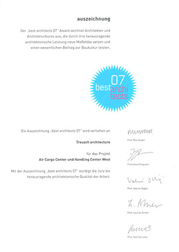 best architects 2007